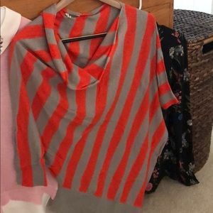 Anthropologie asymmetrical sweater